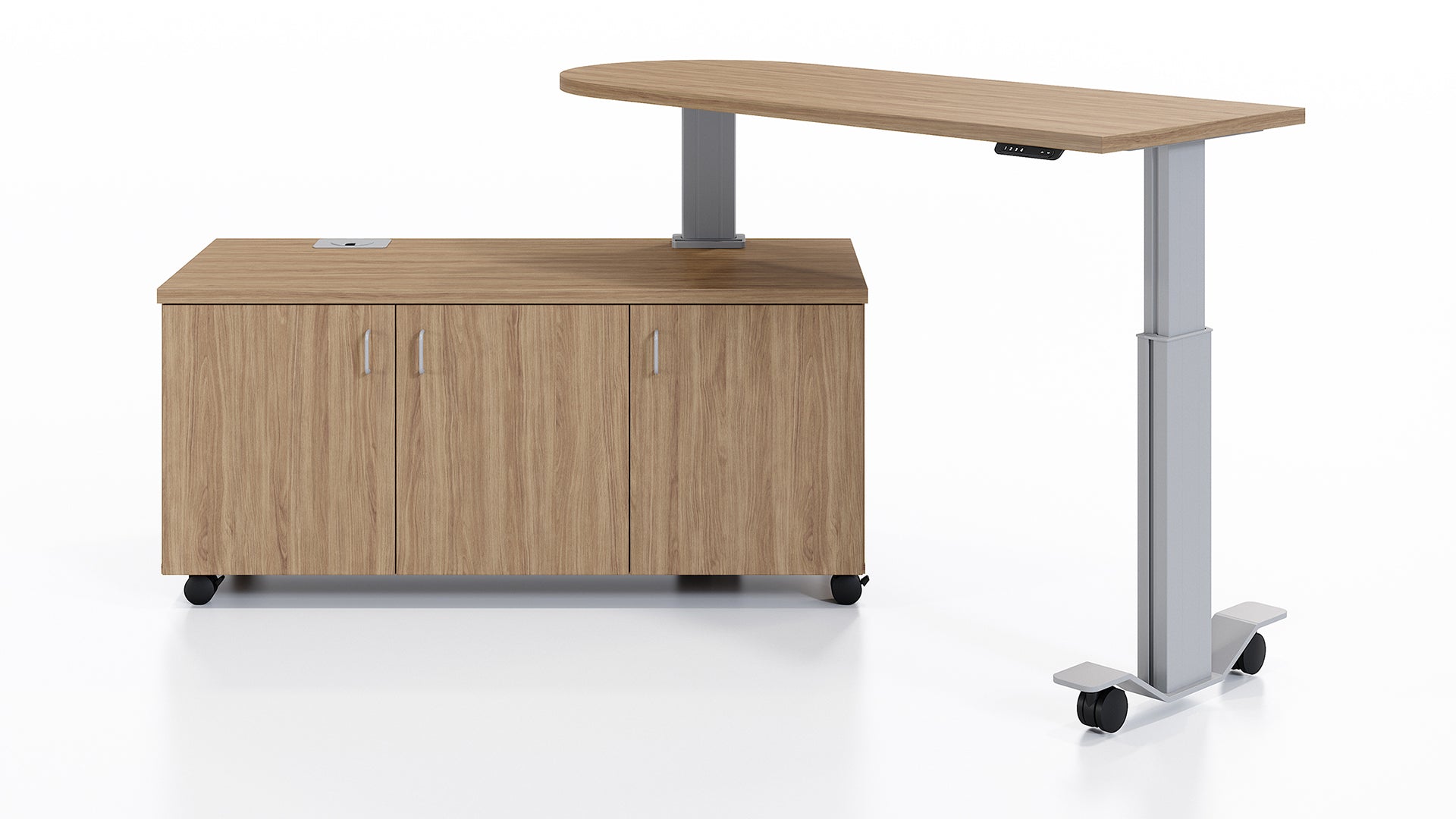 Preview all of Samara rotating desk positions and configurations.